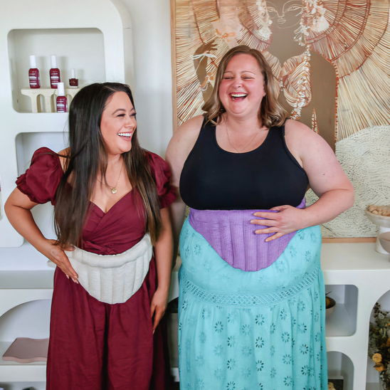 Natural Lupin Heat Pack - Adjustable Velcro Lower Hip & Back Wrap