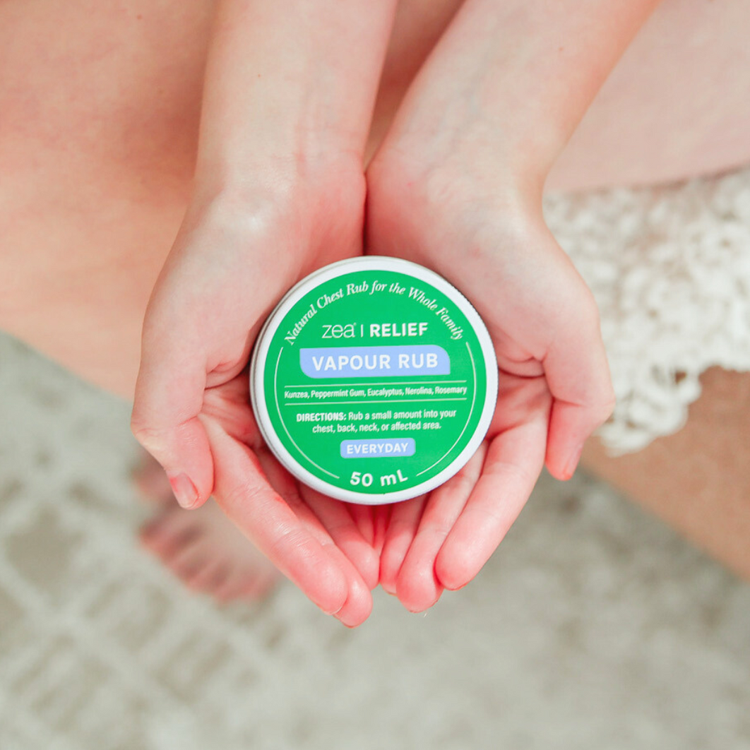 Introducing Zea Relief Vapour Rub: Your Natural Solution to Congestion Relief