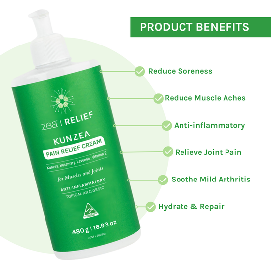 Kunzea Pain Relief Cream 480g